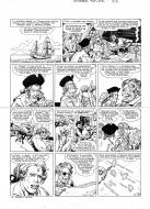 BARBE ROUGE : Planche originale 9 de BARBE ROUGE - Tome 28.  La flibusti�re du sans piti�